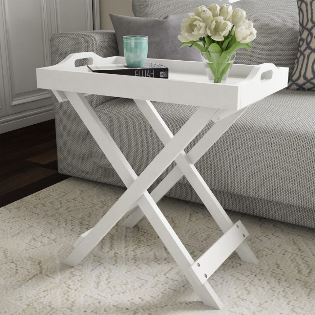 White tv hot sale dinner table